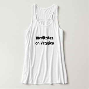 Meditates på Veggies-Tanktopet Linne Med Racerback