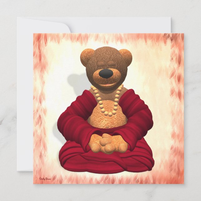 Meditating Buddha Bear (Framsida)