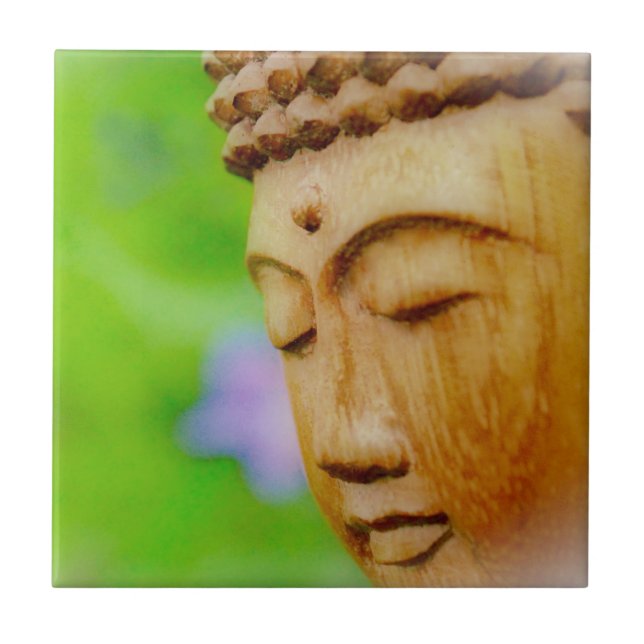 Meditating Buddha Kakelplatta (Framsidan)
