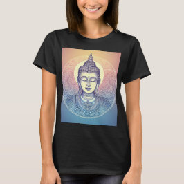 Meditating Buddha Mandala Art T-Shirt - Zen Ande