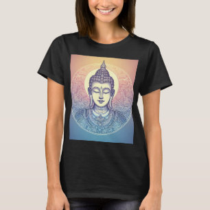 Meditating Buddha Mandala Art T-Shirt - Zen Ande