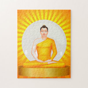 Meditating Buddha puzzle Pussel