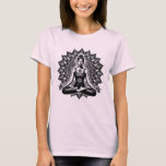 Meditating Girl Yoga Pose Spiritual Wellness Calm  T Shirt<br><div class="desc">A serene design featuring a girl in a yoga meditation pose,  radiating calm,  balance,  and spiritual wellness. Perfect for yoga lovers,  mindfulness enthusiasts,  and anyone who appreciates peaceful and meditative artwork. This calming yoga graphic is ideal for promoting relaxation,  inner harmony,  and the mindful lifestyle.</div>