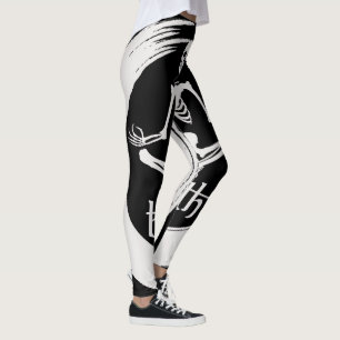 Meditating Skeleton Leggings