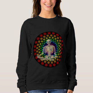 Meditating Skeleton T Shirt