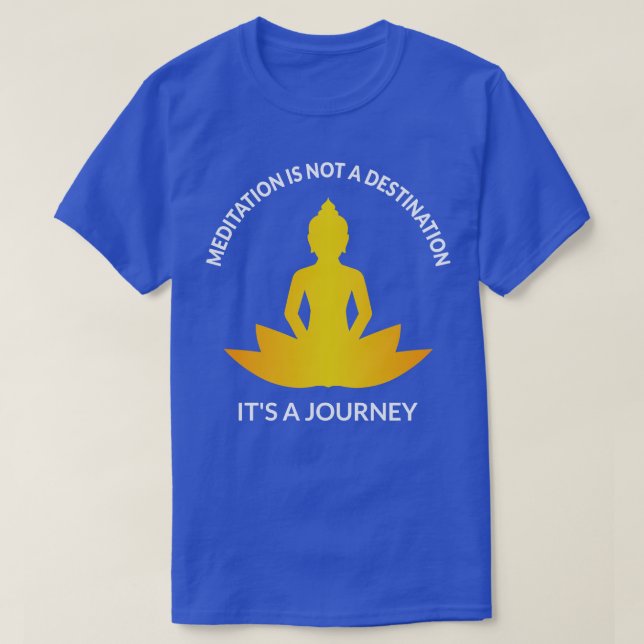 Meditation A Journey III T Shirt (Design framsida)