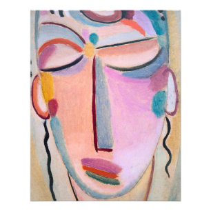 Meditation Alexej von Jawlensky Art Fototryck