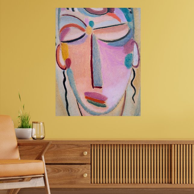 Meditation Alexej von Jawlensky  Art Poster (Vardagsrum 2)