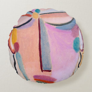 Meditation Alexej von Jawlensky Art Rund Kudde