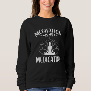 Meditation Är Min Medicin Meditera Andlighet T Shirt