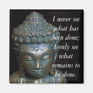 Meditation Buddha-citat.. Magnet