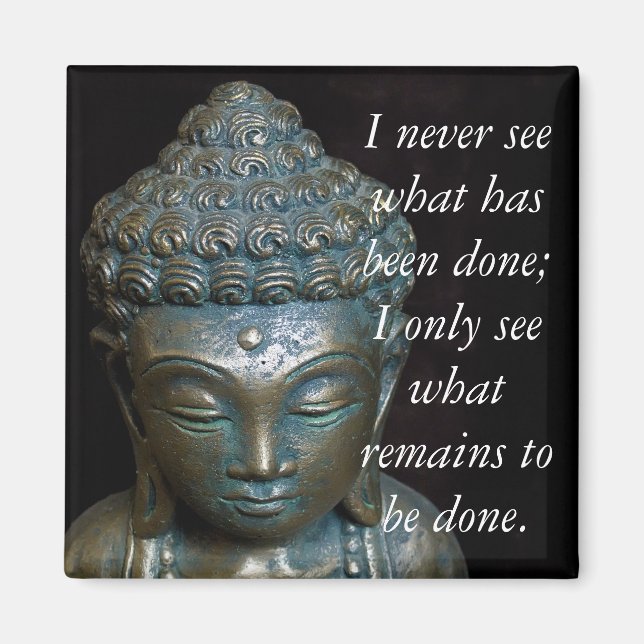 Meditation Buddha-citat.. Magnet (Framsidan)