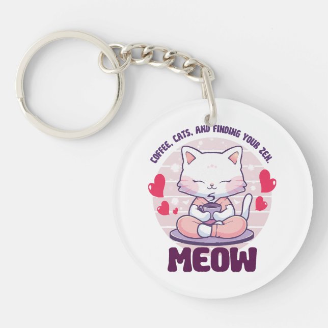 Meditation cat - Kawaii cat (Framsidan)