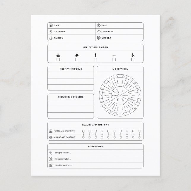 meditation diary (Framsida)
