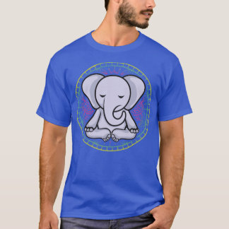 Meditation Elephant Yoga T Shirt