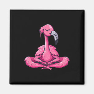 Meditation Flamingo Buddhistisk Zen Buddha Yoga Sp Magnet