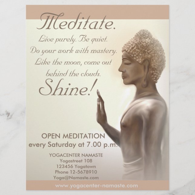 Meditation Flyer (Framsidan)