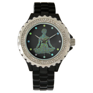 Meditation, halv Lotus Yoga Andlig 5:e dimensionen Armbandsur