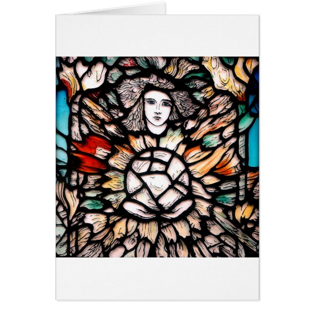 Meditation i färg. hälsningskort (Framsidan)