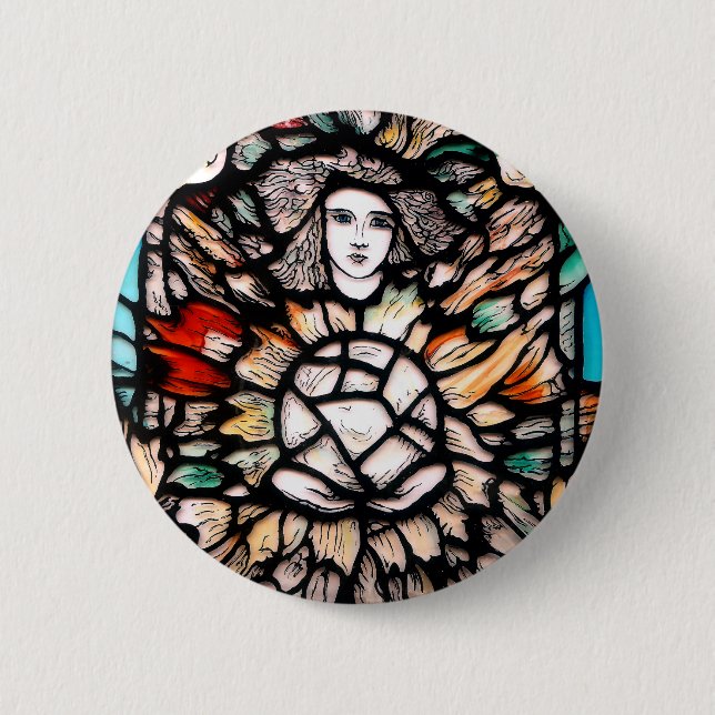 Meditation i Färg Knapp (Framsida)