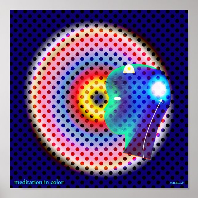 Meditation i Färg Poster (Framsidan)