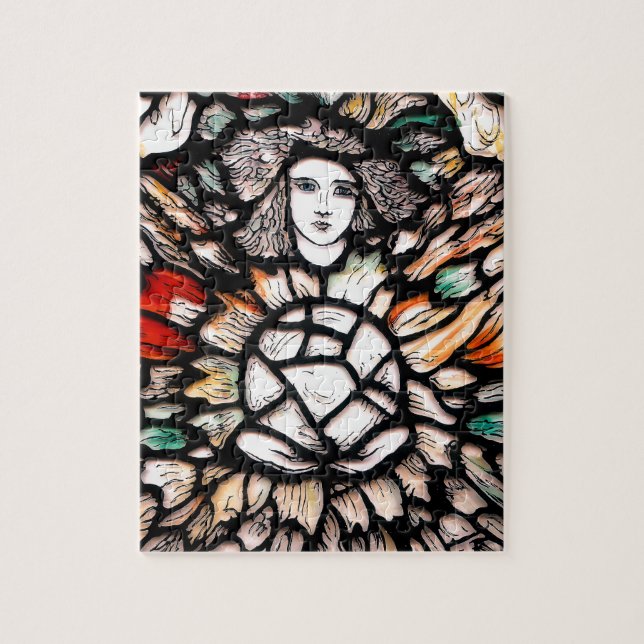 Meditation i färg. pussel (Vertikal)