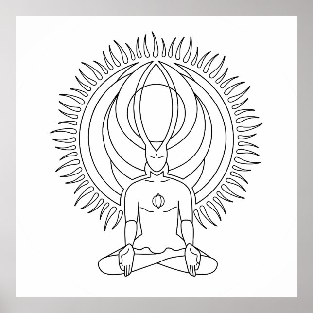 Meditation II. Poster (Framsidan)