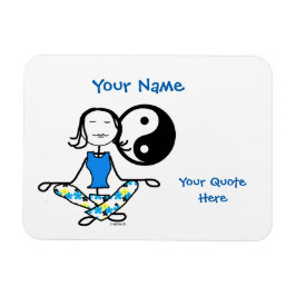 Meditation Karma Fridge Magnet
