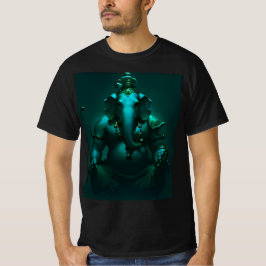 Meditation Lord Ganesha Andlig Neon T Shirt