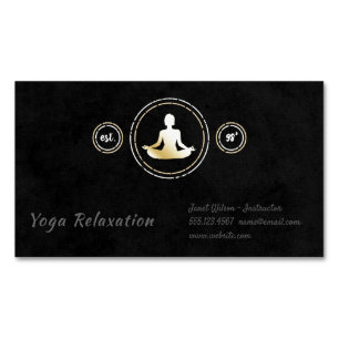 Meditation Magnetiska Visitkort