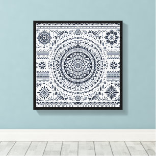 Meditation Mandala Canvastryck