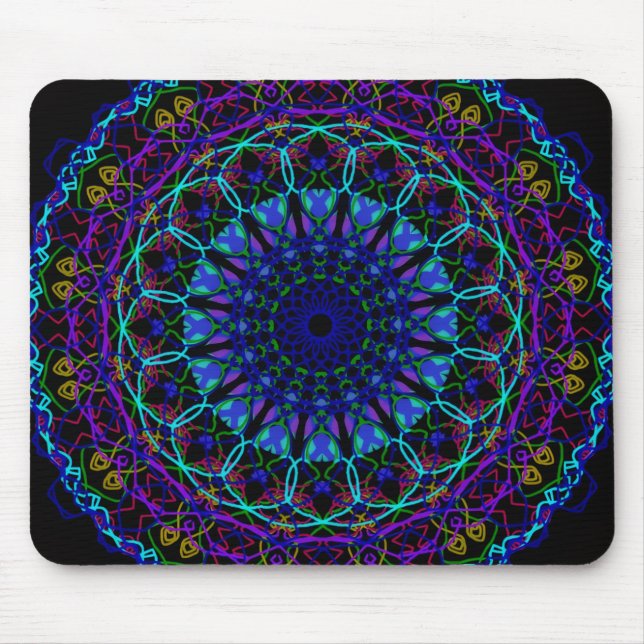 Meditation Mandala Mousepad Large Musmatta (Framsidan)