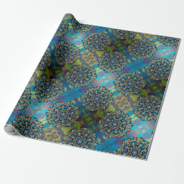 Meditation Mandala Wrapping Papper Presentpapper