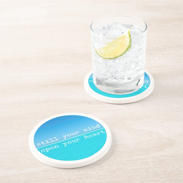 Meditation minutiös citat: fortfarande mind, öppet underlägg sandsten (Sidan)