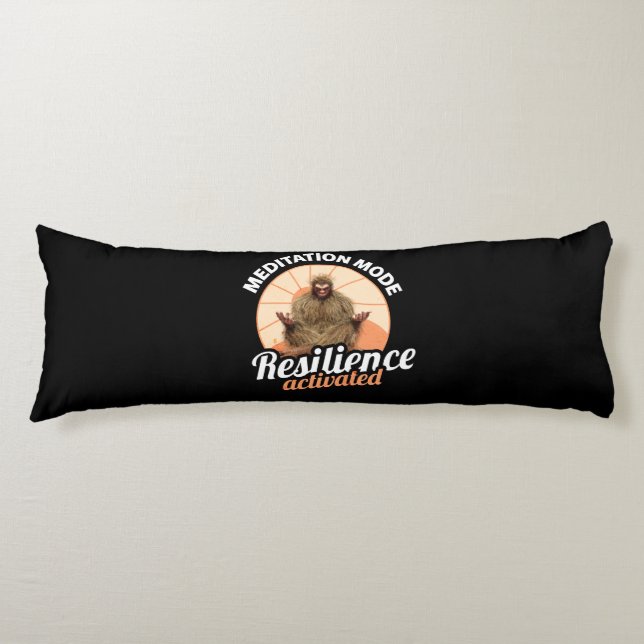 Meditation Mode: Resilience Activated Bigfoot Kroppskudde (Framsidan)