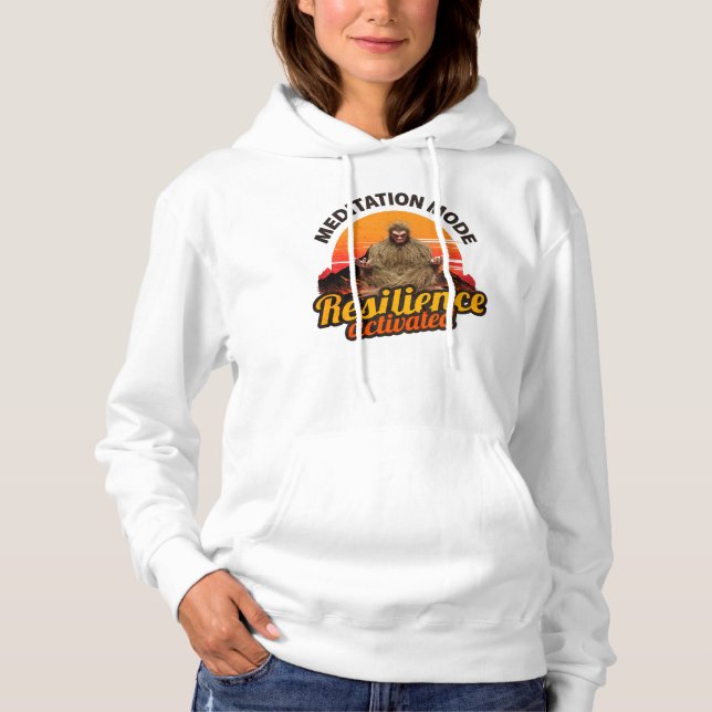 Meditation Mode: Resilience Activated Bigfoot T Shirt (Framsida)