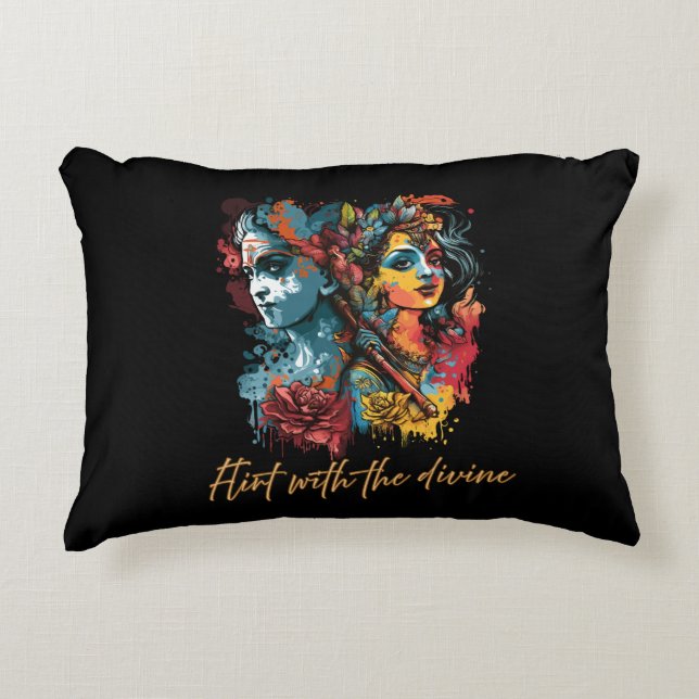 Meditation Mood, Lightworker Design Prydnadskudde (Framsidan)