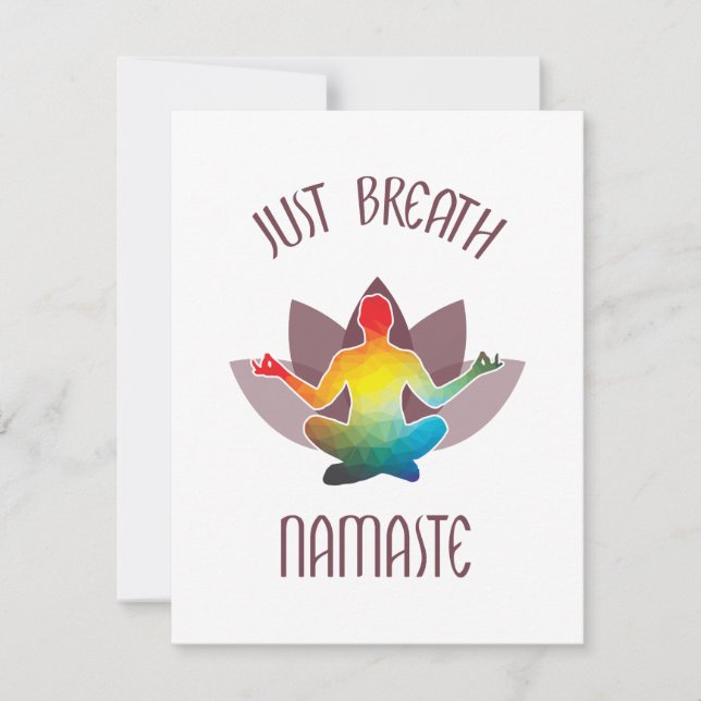 Meditation Namaste Lotus Flower Yoga Pose Spiritua (Framsida)