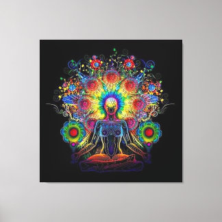 Meditation och lugn canvastryck