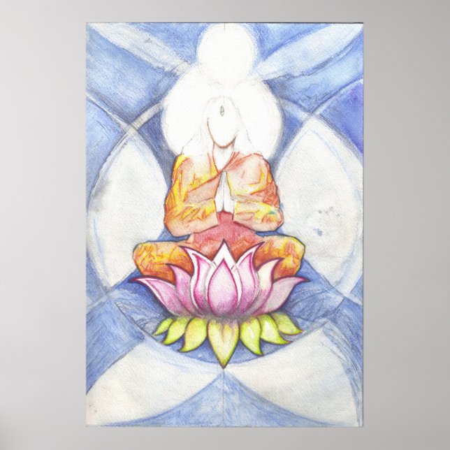 Meditation Skriv ut Poster (Framsidan)