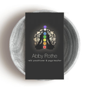 Meditation Teacher & Reiki Practiker Visitkort