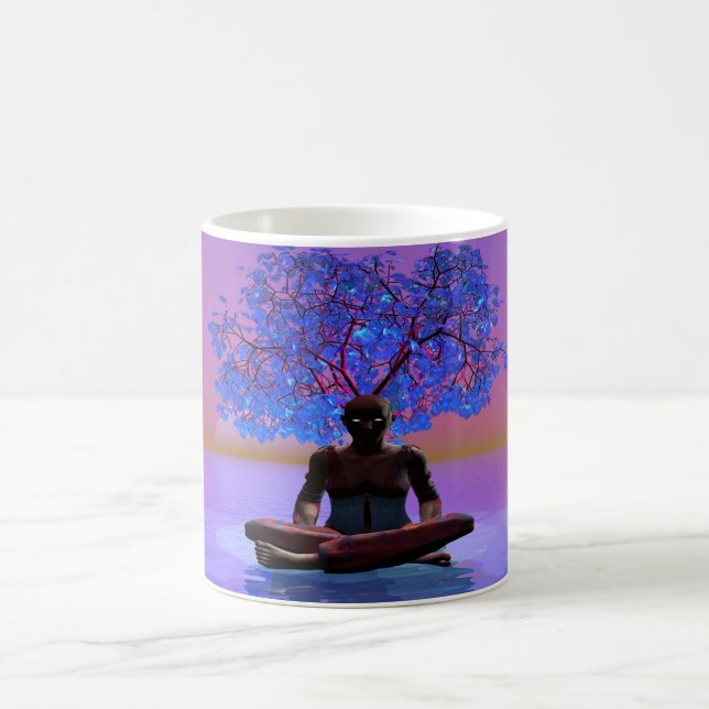 Meditation Träd Kaffemugg (Center)