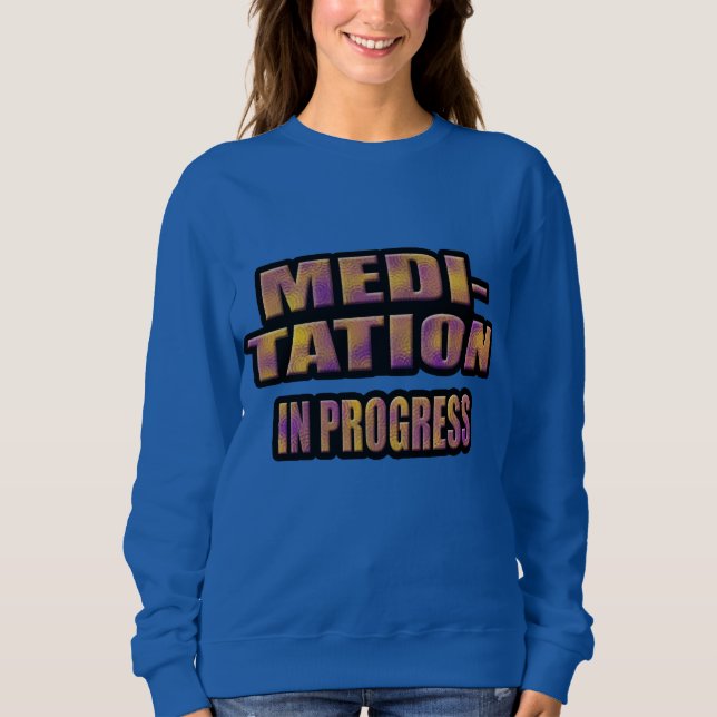 Meditation under utveckling T-Shirt Hoodie (Framsida)
