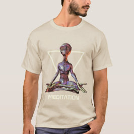Meditation. Utlänning i flytande form T-Shirt