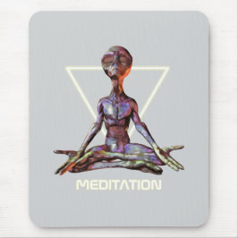 Meditation. Utlänning i stillastående skick Musmatta