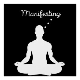 Meditation Visual för Positive Vibes a Perfect Poster