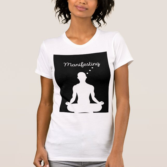 Meditation Visual för Positive Vibes a T Shirt (Framsida)