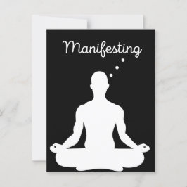 Meditation Visual för Positive Vibes a Vykort