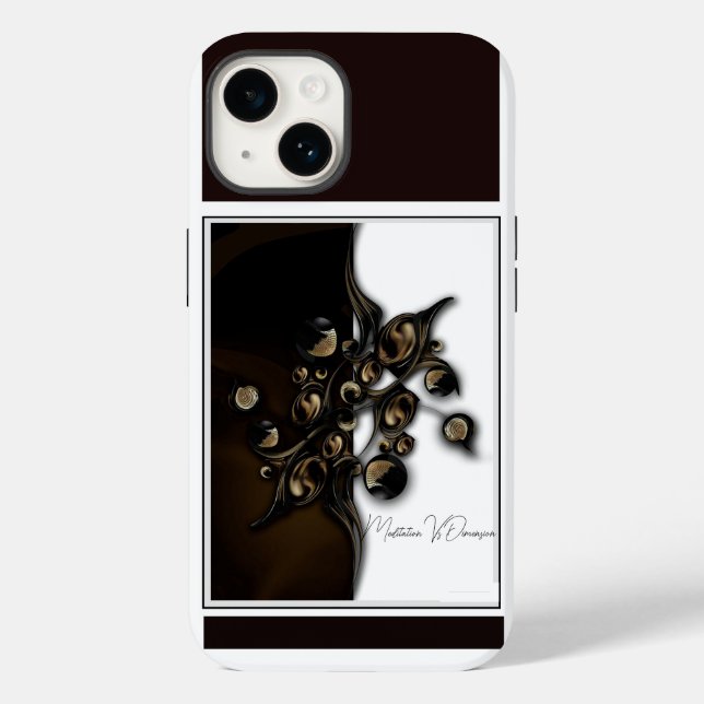 "Meditation Vs Dimension", Apple iPhone 14 Fodral (Baksida)