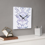 Meditation Wall Clock Fyrkantig Klocka<br><div class="desc">Meditation Wall Piece</div>